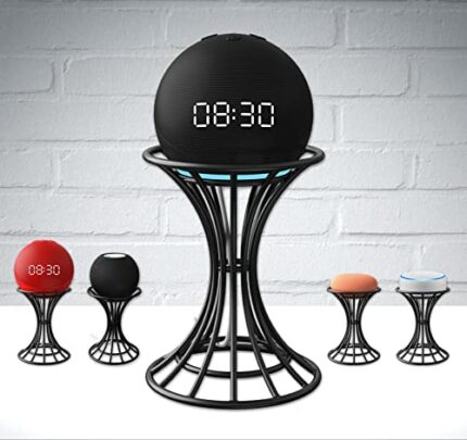 HeyMoonTong Smart Speaker Table Stand - Decorative Holder for Apple Homepod Mini,Echo Dot 5th / 4th Gen,Echo Glow and Google Home Mini/Nest Mini,