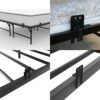6 PCS Non Slip Mattress Gripper,Anti Slide Mattress Stopper,Mattress Retainer Bar for Adjustable Metal Bed Frames,Keep Mattress from Sliding(0.98