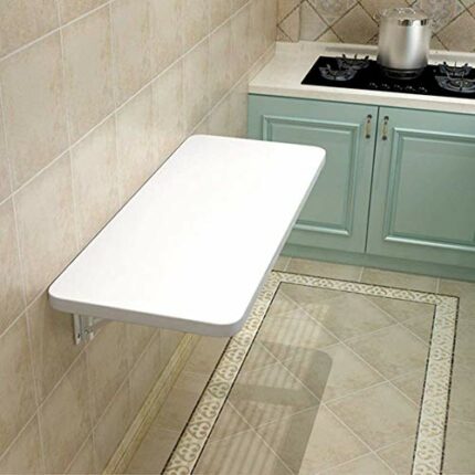 Folding Table Wall-Mounted, Folding Dining Table, Computer Desk, Dining Table, Study Desk, Space Saver,90 * 30cm/35.5 * 12in
