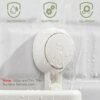 Ulinek Towel Rail Suction Cup, Bath Towel Bar 64cm / 36cm Sucker Hook No Drilling Wall Mounted Towel Rack Reusable with Powerful Force Towel Hold