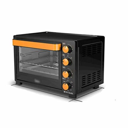 KKYKP Brushed Stainless Steel, Desktop Electric Oven, Small Baking Multi-function Fully Automatic Oven