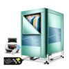 1500W Electric Clothes Dryer, 2-Layer Household Foldable Low Noise Clothes Drying Rack, with Remote Control & Caster, for Laundry, Apartment, Dor