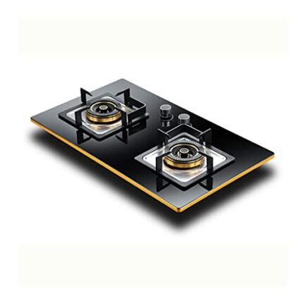 DSHGDJF Household Gas Cooktops Stove Energy-saving Gas Stove Double-burner Gas Furnace Tempered Glass Gas Stove Cooker (Color : Liquefied gas)