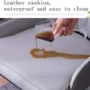 dining chair Kitchen Dining Room Furniture Chairs Modern Kitchen Dining Chair Set Of 4,Modern PU Leather High Back Padded Soft Seat Living Room L