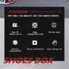 Clear Shoe/Sneaker Box PVC Stackable Plastic Shoe Case Drop Front Foldable Hard Transparent Sneaker Crates Magnetic Enclose Dust Proof 100 Percen