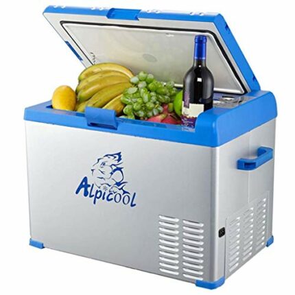 MU Portable Car Refrigerator Compressor Fridge Freezer Car and Home Are Available,50L