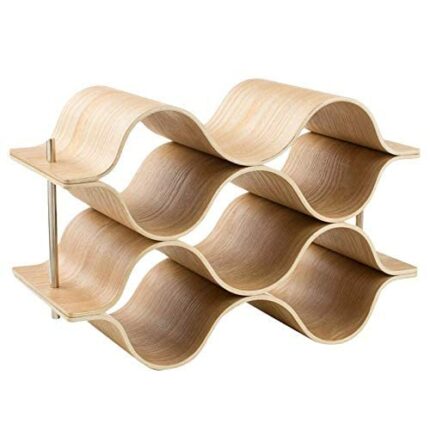 NEOCHY Wine Rack Freestanding for Table, Bar or Counter Modern Minimalist Design