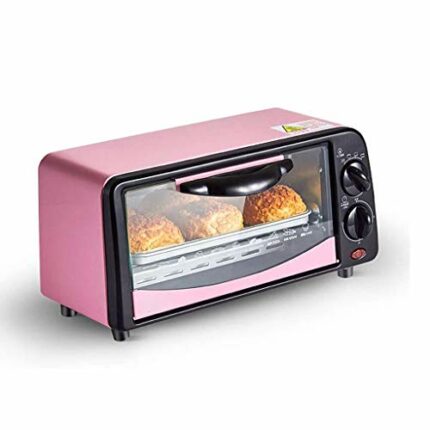QUIM Personal 6L Mini Countertop Timer Toaster Oven, Broil, Toast