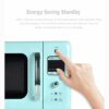 AIQMML Oven 20L Style Countertop Microwave Oven with 60 Minutes Timing-Memory Turntable-Microwave Oven with Smart Sensor, Easy Clean Interior Kit