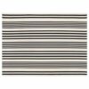 Blue Striped Outdoor Rug, 3'x5' Cotton Hand-Woven Reversible Area Rug Fall Front Porch Rug Washable Front Door Mat Welcome Layered Halloween Door