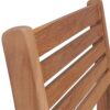 vidaXL 8x Solid Teak Wood Stackable Garden Chairs Wooden Armchairs Home Household Furniture Chairs Garden Seats Dining Chairs Outdoor Seating
