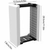 Queen.Y Game Disc Box Storage Rack Holder Durable for PS5 Storage Shelf Hold 36pcs Game Discs (12 PS5 Games Disc Holder)