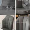 dining chair Kitchen Dining Room Furniture Chairs Modern Dining Chairs Set Of 4 Water Proof PU Leather Kitchen Chair with Metal Legs，High Back So