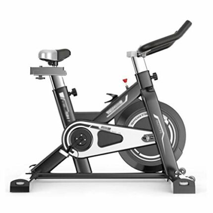 N/A Indoor Exercise Bike with Monitor Adjustable Seat Handlebars Cycling Spinning Bike for Home Cardio Workout Home Gym