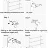 Towel Rack Three-bar Wall-Mounted Towel Rail With Two U-Shaped Hooks,for Kitchen Bathroom Toilet Hotel Office(Color:50cm)