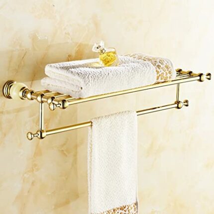 HIGOH Towel Racks, Bathroom Towel Rack Wall Mounted Towel Holder,Bathroom Accessories Towel Shelf,Towel Holder,Towel Bar,Towel Rack,Bathroom Hard