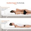Sweetnight King Size Mattress Topper , 4 Inch Gel Memory Foam Mattress Topper with Elasticized Corner Straps, Breathable & Comfort Pressure Relie