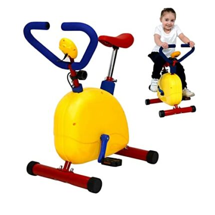 PDKJNID Fun And Fitness Exercise Equipment For Kids, Toddler Workout Exercise Equipment, Kid Stationary Bike Children Indoor Outdoor Sports Bike,