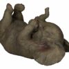 Ebros Gift Kitchen Partner Decor Wildlife Safari Elephant Wine Bottle Holder Figurine Pachyderm Animal Savanna Oil Wine Valet Storage Standalone