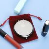 WSNANG Movie Princess Inspired Pocket Compact Mirror Fairy Tale Fans Makeup Mirror Fairy Shoes Princess Cartoon Lover Gift (Cinder- Mirror)