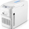 Car Fridge,Car Refrigerator Small Fridge,Portable Refrigerator 28L, Small Car Fridge Compact Freezer, Cooling And Heating,AC/DC(12V/24V/110~240V)