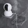 Cabilock 2 Pcs Acrylic Floating Wall Shelves Small Wall Shelf Speaker Stand for Security Cameras Baby Monitors Speakers