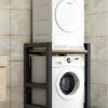 UPIKIT Washing Machine Shelf Rack, Over Washer Machine Storage Unit, Stacking Kit for Washer and Dryer, Washing Machine Storage Shelf for Bathroo