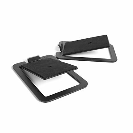 Kanto S4 Desktop Speaker Stands for Midsize Speakers, Black