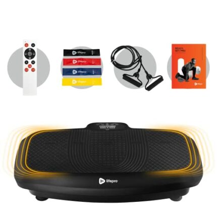 LifePro 3D Vibration Plate Exercise Machine - Dual Motor Oscillation, Pulsation + 3D Motion Vibration Platform | Full Whole Body Vibration Machin
