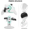 Electric Exercise Bike, Portable Fitness Exercise Bike,Knee & Leg Exercise Peddling Machine Adjustable Fitness Rehab Equipment for Seniors