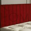 CROWNBEDSUK APOLLO CHENILLE HEADBOARD 2ft6,3ft,4ft,4ft6,5ft,6ft Aubergine, 4ft6 (Double)