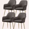 dining chair Kitchen Dining Room Furniture Chairs Set Of 4 Dining Chairs Kitchen Chairs Living Room Chairs Sturdy Metal Feet For Living Room Bedr