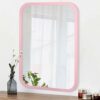 AOAOPQ 45x65 cm Green Wall Bathroom Mirror Horizontal Vertical for Vanity Rectangle Large Bathroom Mirror Vanity Mirror Anti Rust Hangs Horizonta