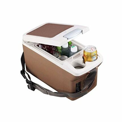 HSJWOSA Compact Personal Fridge Cools Heats Great for Bedroom Office Car Dorm Portable Makeup Skincare Fridge