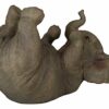 Ebros Gift Kitchen Partner Decor Wildlife Safari Elephant Wine Bottle Holder Figurine Pachyderm Animal Savanna Oil Wine Valet Storage Standalone