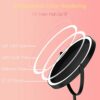 WIZCHARK 8” Lighted Makeup Mirror, 1X 10X Magnifying Mirror with Light, Double Sided Vanity Mirror with Lights, 3 Color LED Dimmable 2000mAh Rech