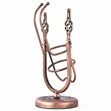 DLOETT Creative Metal Wine Rack Creative Swing Small Wine Rack Bar Stand Display Stand Bracket Decoration
