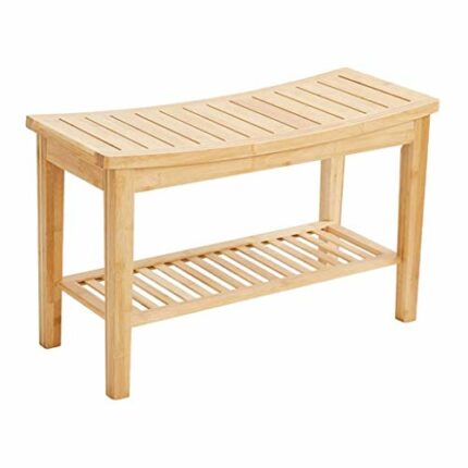 DINGZZ Shoe Rack, with Shelves Waterproof Spa Chair Seat Bench Organizer Stool, Shoe Shelf, for Hallway Bathroom Living Room Corridor