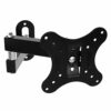 DiGiYes Universal 10KG Adjustable TV Wall Mount Bracket Flat Panel TV Frame Support 15 Degrees Tilt for 14-27 Inch LCD LED Monitor
