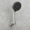 Drenky Shower Head Holder 304 Stainless Steel Shower Head Bracket Universal Shower Head Holder 360° Angle Adjustable Shower Holder Come with Inst