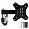 DiGiYes Universal 10KG Adjustable TV Wall Mount Bracket Flat Panel TV Frame Support 15 Degrees Tilt for 14-27 Inch LCD LED Monitor