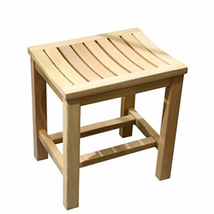 CHEWO Bath Stools,Bathroom Stool Solid Stool Elderly Pregnant Women Shower Stool Non-Slip Waterproof Bath Stool
