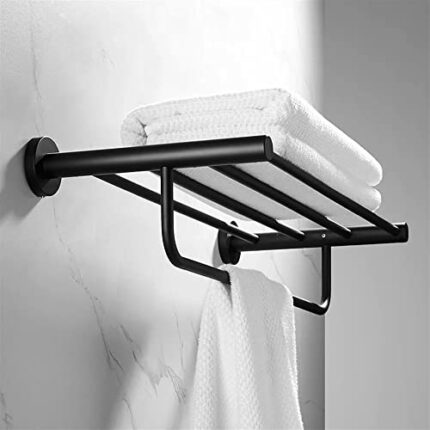 HIGOH Towel Rack Bathroom Accessories, Towel Holder, Towel Shelf, Towel Bar, Towel Rack, Bathroom Hardware Bathroom Hardware