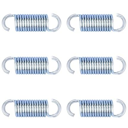 JIALIA GUPO 2-1/4inch(6Pcs) Protective Coated Replacement Furniture Tension Springs for Recliner Sofa Bed