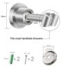 Drenky Shower Head Holder 304 Stainless Steel Shower Head Bracket Universal Shower Head Holder 360° Angle Adjustable Shower Holder Come with Inst