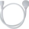 ONEBRAND White Bath Sink Single Tap Shower Attachment Head Hose Spray -Washing/Dresser Hair Pet - Push On Mixer - Suitable for Round Hose Not Uni