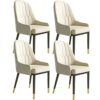 dining chair Kitchen Dining Room Furniture Chairs Dining Chairs Set Of 4 Kitchen Living Room Chairs Modern Leather High Back Soft Seat Lounge Cha