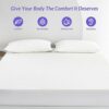 Coriwell 100% Waterproof Mattress Protector California King Size – 3D Air Fabric Ultra Soft Breathable Cooling Mattress Covers – Up to 18'' Deep
