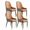 dining chair Kitchen Dining Room Furniture Chairs Dining Chairs Set Of 4 Kitchen Living Room Chairs Modern Leather High Back Soft Seat Lounge Cha