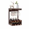 DLOETT Wine Rack Creative Non-solid Wood Wine Rack Home Wall Hanging Wine Glass Rack Hanging Rack Bar Can Hang Wine Glass Rack